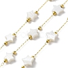 Ion Plating(IP) Real 18K Gold Plated 316 Stainless Steel Paperclip Chains AJEW-Z026-02B-2