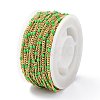 Ion Plating(IP) 304 Stainless Steel Enamel Curb Chains CHS-P013-01G-10-4