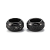 Frosted 201 Stainless Steel European Beads X-STAS-B020-13EB-3