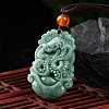 Natural Jadeite Pendant Necklaces G-H306-05-06-1