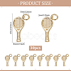 30Pcs Brass Pendants KK-ME0004-02-2