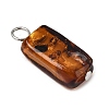 Handmade Gold Sand Lampwork Pendants PALLOY-JF04370-01-4