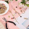 1 Bag DIY Keychain Kit DIY-GL0007-19B-5