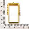 Alloy Open Back Bezel Pendants PALLOY-I223-07G-3
