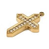304 Stainless Steel Rhinestone Pendants LS-STAS-P430-01A-G01-2