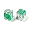 Two Tone Transparent Glass Beads GLAA-NH0001-03I-2