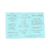 Brass Self-Adhesive Picture Stickers LS-DIY-C059-01B-4