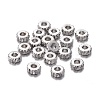 Brass Spacer Beads KK-K249-03A-P-1