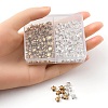 200Pcs 2 Colors CCB Plastic Beads CCB-YW0001-13-3