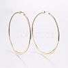 304 Stainless Steel Big Hoop Earrings EJEW-F105-13G-1