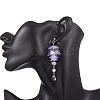 Jellyfish 304 Stainless Steel Shell Pearl Dangle Stud Earrings EJEW-TA00773-02-2