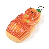 Halloween Themes Opaque Resin Pendants RESI-Z040-01P-03-2