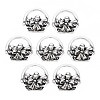 Tibetan Style Alloy Pendants PALLOY-T075-140AS-RS-1