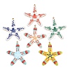 Printed 304 Stainless Steel Pendants SA-CBACE5A-01B-G-1