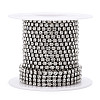Iron Rhinestone Strass Chains CH-T004-01P-1