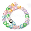 Transparent Glass Beads Strands LAMP-A154-03H-2