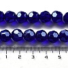 Electroplate Transparent Glass Beads Strands EGLA-A035-T10mm-A06-4