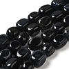 Natural Black Agate Beads Strands G-H295-A01-04-1