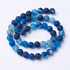 Natural Grade A Striped Agate/Banded Agate Beads Strands G-E478-05-10mm-2