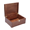 Wood Trinket Storage Boxes CON-WH0107-128-1