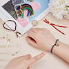 10Pcs 10 Colors Twisted Nylon Cord Silder Bracelets DIY-ME0001-10-3