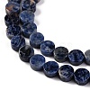 Natural Sodalite Beads Strands G-C159-B10-01-3