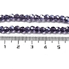 Electroplate Transparent Glass Beads Strands LS-EGLA-A035-T4mm-A15-4
