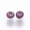 8/0 Baking Paint Glass Round Seed Beads SEED-S036-01B-18-2
