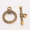 Tibetan Style Alloy Toggle Clasps LS-EA9138Y-1