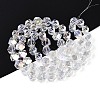Electroplate Glass Beads Strands EGLA-T021-21A-2