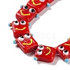 Handmade Lampwork Beads Strands LAMP-Q036-07F-3