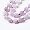 Natural White Jade Beads Strands G-T132-051D-02-3