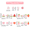 40Pcs 10 Style Transparent Enamel Acrylic Beads TACR-SC0001-09B-2