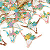 24Pcs 6 Styles Alloy Enamel Pendants ENAM-TA0002-51-2