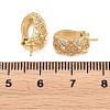 Brass Micro Pave Cubic Zirconia Peg Bails KK-C075-46G-2