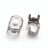 Oval Brass Sew on Prong Settings KK-N0084-A09-6x8-1