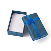 Rectangle Paper Jewelry Gift Boxes with Bowknot CON-TAC0010-79B-2