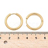 Ion Plating(IP) 304 Stainless Steel Huggie Hoop Earrings EJEW-F111B-21mm-G-3