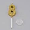 Paraffin Golden Candles DIY-K028-A-08-2