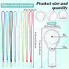 120Pcs Plastic Magnifier AJEW-WA0001-04-2