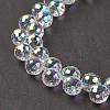 Transparent Glass Beads Strands GLAA-G096-01D-4