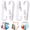 4Pcs Plastic Clothes Clip Hook AJEW-CN0006-34C-1
