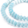 Opaque Baking Paint Glass Beads Strands EGLA-N006-009A-A-4