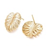 Brass Stud Earring Findings KK-C031-27G-2