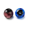 Handmade Silver Foil Glass Beads LAMP-F047-04B-2