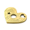 Ion Plating(IP) 316L Surgical Stainless Steel Cabochon Settings For Enamel STAS-D090-09G-2