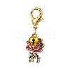 Alloy Enamel Pendant Decoraiton HJEW-JM00960-2