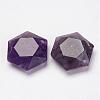 Natural Amethyst Pendants G-P264-02-2