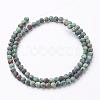 Natural African Turquoise(Jasper) Bead Strands G-G957-25-4mm-2