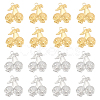 16Pcs 2 Colors Ion Plating(IP) 304 Stainless Steel Pendants STAS-UN0045-02-1